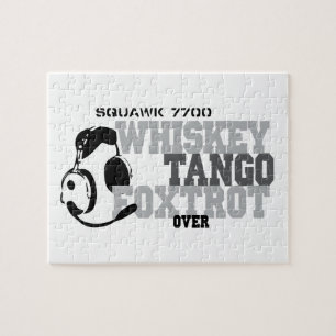 Puzzle Fox-trot de tango de whiskey - humour d'aviation