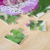 Puzzle Foxglove violet en pleine floraison (Côté)