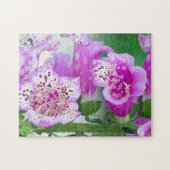 Puzzle Foxglove violet en pleine floraison (Horizontal)