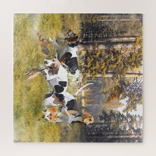 Puzzle Foxhound (Horizontal)