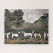 Puzzle Foxhounds dans un paysage anglais (George Stubbs) (Horizontal)
