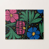 Puzzle Foxtrot Delta Tango Flower Boho (Horizontal)