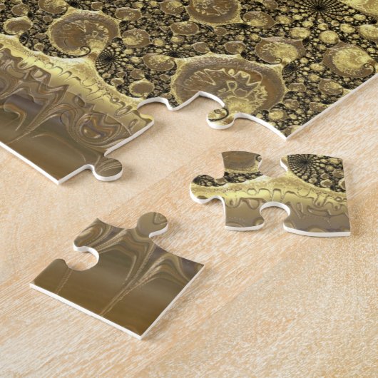 puzzle fractal doré (Côté)