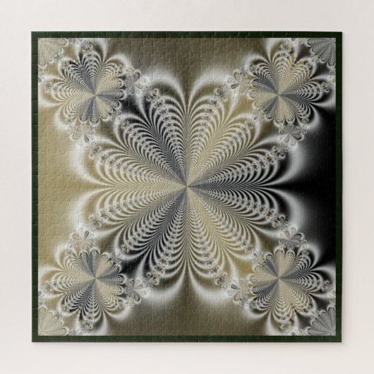 Puzzle Fractal miroir noir (Vertical)