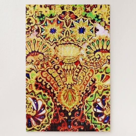 Puzzle "Fractal Psychedelic Cat" par Louis Wain (Vertical)