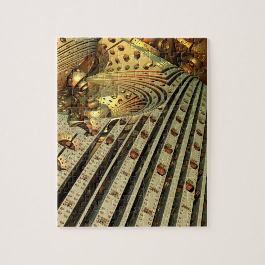 Puzzle Fractale 3D futuriste (Vertical)