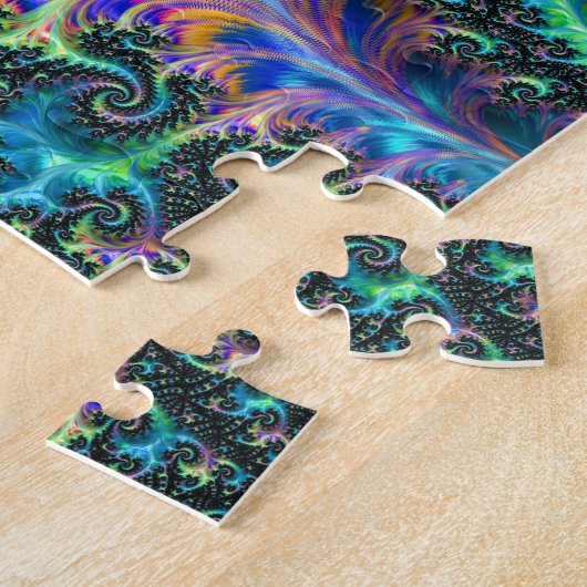 Puzzle Fractale colorée (Côté)