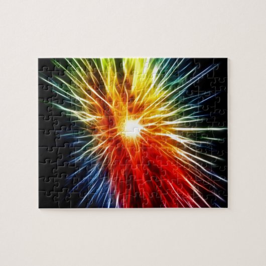 Puzzle Fractale d'arc-en-ciel (Horizontal)