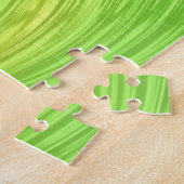 Puzzle Fractale de spirale verte monochromatique (Côté)