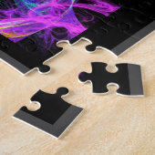 Puzzle Fractale Électrique Rose (Côté)