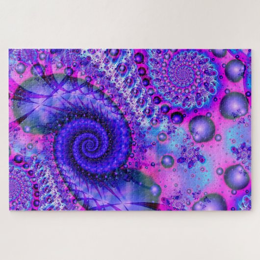 Puzzle Fractale pourpre (Horizontal)