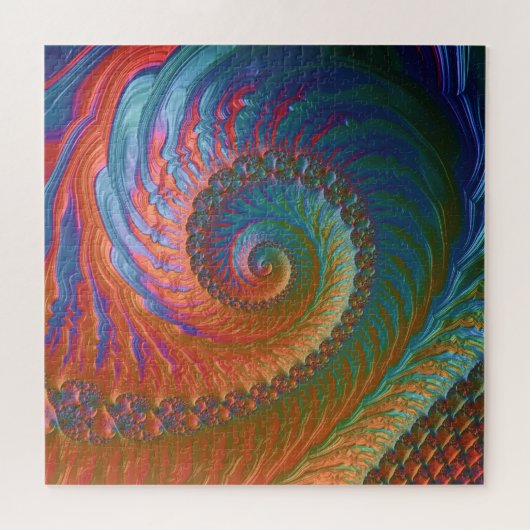 Puzzle Fractale spirale (Horizontal)