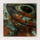 Puzzle Fractionner l'art Abstrait (Horizontal)