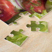 Puzzle Fragment de salade végétarienne des légumes frais (Côté)
