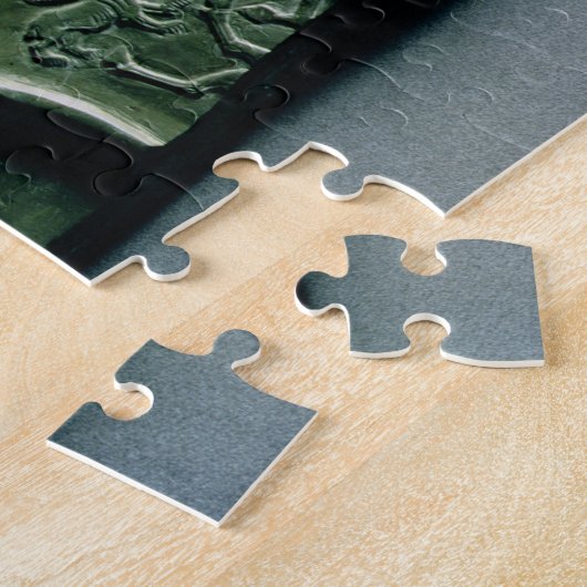 Puzzle Fragment d'une palette avec une scène de chasse, (Côté)