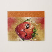 Puzzle Fraise Clin d'œil (Horizontal)