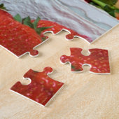 Puzzle Fraises - Erdbeeren - Marché allemand - 20x20 (Côté)