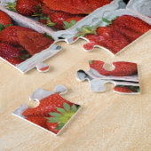 Puzzle Fraises - Erdbeeren - Marché allemand - 8x10 po (Côté)