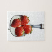 Puzzle Fraises et crème (Horizontal)