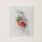 Puzzle Fraises et crème, difficiles (Vertical)