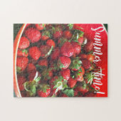 Puzzle Fraises fruits rouges photo été fun (Horizontal)