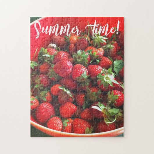 Puzzle Fraises fruits rouges photo été fun (Vertical)