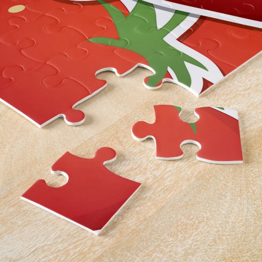 Puzzle Fraises funky (Côté)