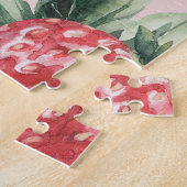 Puzzle Fraises mûres d'été : Aquarelle rose (Côté)