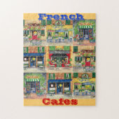 Puzzle français de cafés (Vertical)