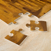 Puzzle France, Avignon, Provence, palais papal à la nuit  (Côté)