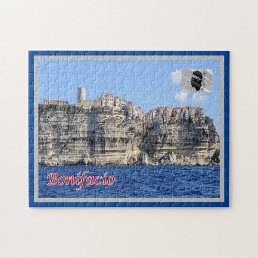 Puzzle France - Corse - Bonifacio - (Horizontal)