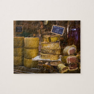 Puzzle France, Corse. Fromages locaux et charcuterie