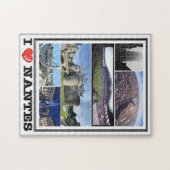 Puzzle France - Nantes - J'aime - (Horizontal)