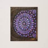 Puzzle France, Paris. Détail intérieur du vitrail (Vertical)