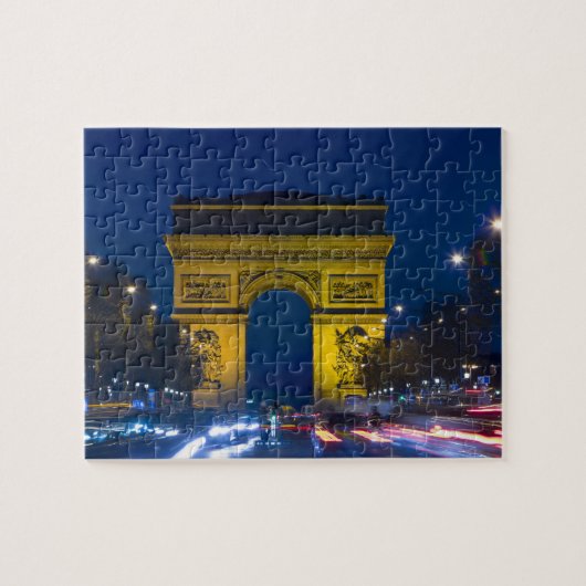 Puzzle France, Paris. L'Arc de Triomphe et les (Horizontal)