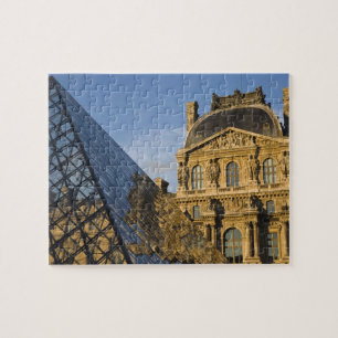 Puzzle France, Paris, le musée du Louvre et la Pyramide,