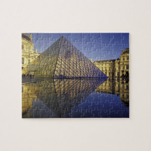 Puzzle FRANCE, Paris Reflet, Pyramide. Le Louvre