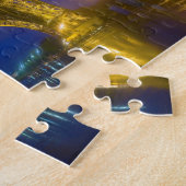 Puzzle France, Paris. Tour Eiffel illuminée au (Côté)