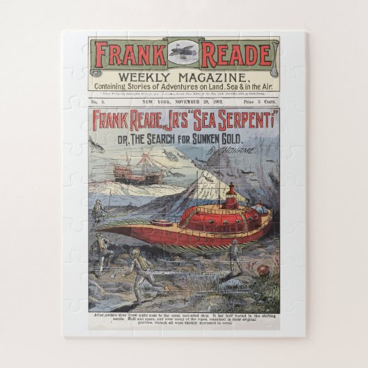 Puzzle Frank Read Jr Futurist Sci-Fi, numéro 1-5, 1902 (Vertical)