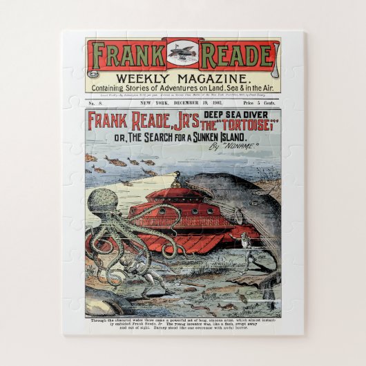 Puzzle Frank Read Jr Futurist Sci-Fi, numéro 1-8, 1902 (Vertical)