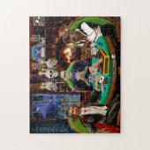 Puzzle Frankenstein et Dracula Halloween Monstre Poker  (Vertical)