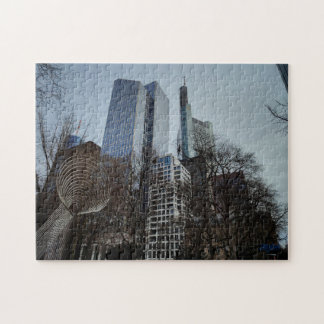 Puzzle “Frankfurt en equilibrio – Arte, árboles y Legpuzzel