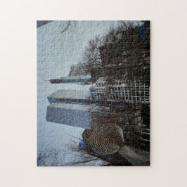 Puzzle “Frankfurt en equilibrio – Arte, árboles y Legpuzzel