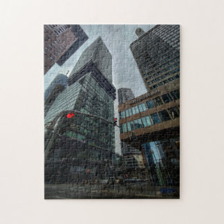 Puzzle "Frankfurt vertical - Entre gigantes de cri