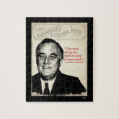 Puzzle Franklin D. Citation de Roosevelt (Vertical)