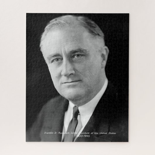 Puzzle Franklin D. Roosevlt 32e président des États-Unis (Vertical)