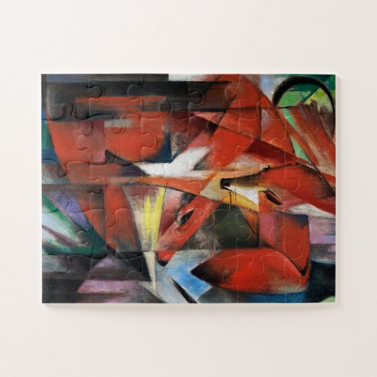 Puzzle Franz Marc Les Renards (1913) (Horizontal)