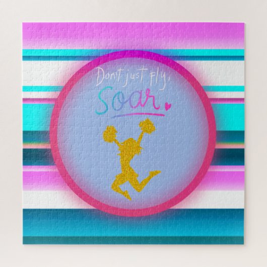 Puzzle Frappe "Ne vous contentez pas de voler, de sauter" (Vertical)