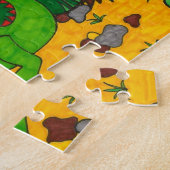 Puzzle Frapper du pied T-Rex (Côté)