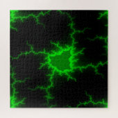 Puzzle Frappes de foudre verte Alien en Pitch noir (Horizontal)